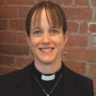 Headshot of the Rev. Molly James, Ph.D.